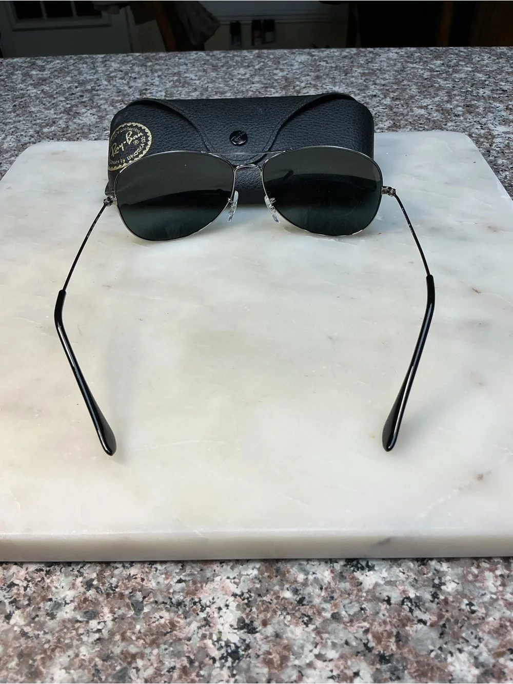 Rayban 3362 Cockpit Sunglasses Gunmetal Frame w/ NEW FUSE G15 Lenses and Case 7